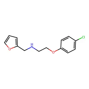 2-(4-chlorophenoxy)-N-(2-furylmethyl)ethanamine structure