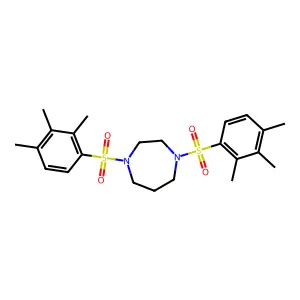 1,4-Bis(2,3,4-trimethylbenzenesulfonyl)-1,4-diazepane structure