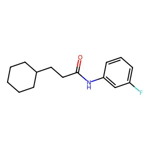3-己基-N-(3-氟苯基)丙酰胺 structure