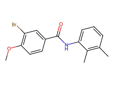 3-bromo-N-(2,3-dimethylphenyl)-4-methoxybenzamide structure