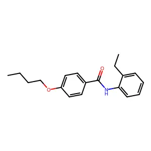 4-butoxy-N-(2-ethylphenyl)benzamide structure