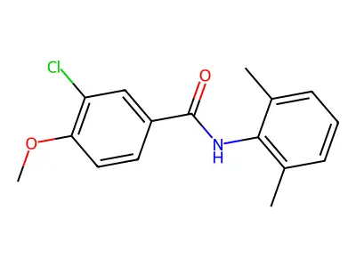 3-Chloro-N-(2,6-dimethylphenyl)-4-methoxybenzamide structure