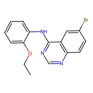 6-bromo-N-(2-ethoxyphenyl)quinazolin-4-amine structure