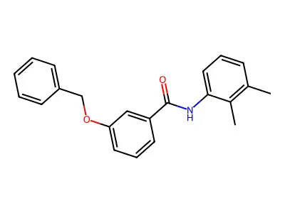 N-(2,3-dimethylphenyl)-3-phenylmethoxybenzamide structure