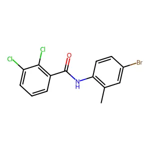 N-(4-bromo-2-methylphenyl)-2,3-dichlorobenzamide structure