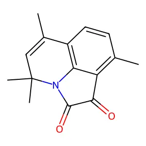 4,4,6,9-Tetramethyl-4H-pyrrolo[3,2,1-ij]quinoline-1,2-dione structure