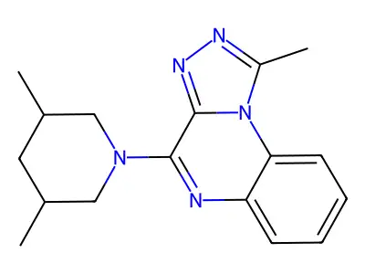 4-(3,5-Dimethylpiperidin-1-yl)-1-methyl-[1,2,4]triazolo[4,3-a]quinoxaline structure