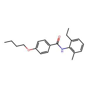 4-butoxy-N-(2-ethyl-6-methylphenyl)benzamide structure