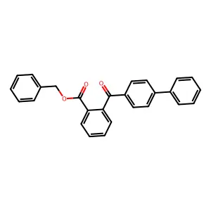 Benzyl 2-([1,1'-biphenyl]-4-ylcarbonyl)benzoate structure