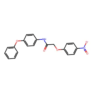 2-(4-nitrophenoxy)-N-(4-phenoxyphenyl)acetamide structure