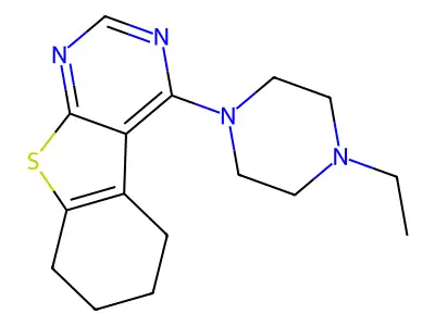 4-(4-Ethylpiperazin-1-yl)-5,6,7,8-tetrahydro-[1]benzothiolo[2,3-d]pyrimidine structure