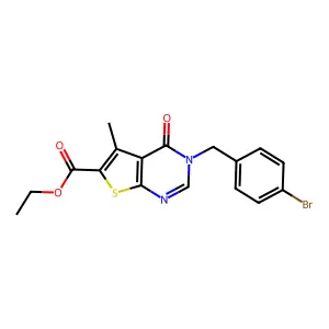 C17H15BrN2O3S structure