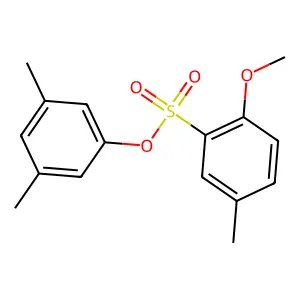 3,5-Dimethylphenyl 2-methoxy-5-methylbenzenesulfonate structure