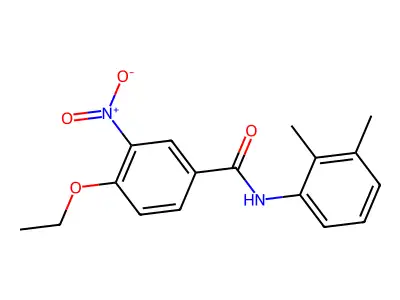 N-(2,3-二甲基苯基)-4-乙氧基-3-硝基苯甲酰胺 structure