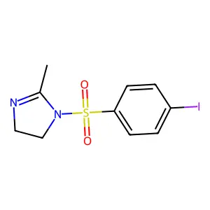 1-(4-Iodophenyl)sulfonyl-2-methyl-4,5-dihydroimidazole structure