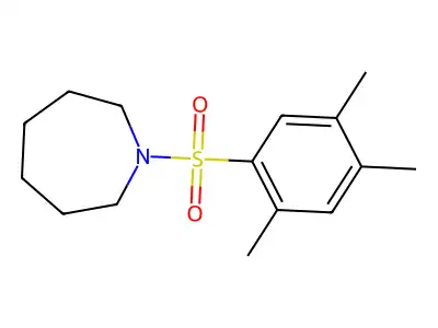 1-(2,4,5-Trimethyl-benzenesulfonyl)-azepane structure