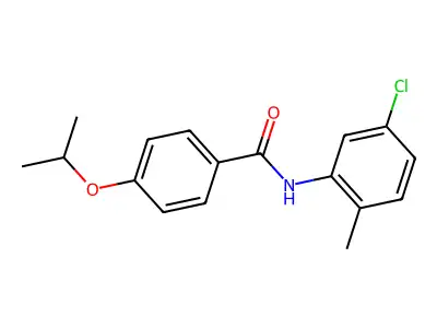 N-(5-chloro-2-methylphenyl)-4-(propan-2-yloxy)benzamide structure