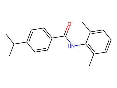 N-(2,6-dimethylphenyl)-4-propan-2-ylbenzamide structure