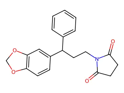 1-[3-(1,3-Benzodioxol-5-yl)-3-phenylpropyl]pyrrolidine-2,5-dione structure