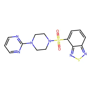 4-(4-Pyrimidin-2-yl-piperazine-1-sulfonyl)-benzo[1,2,5]thiadiazole structure