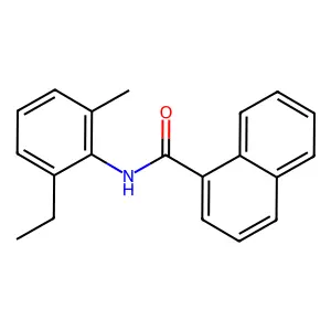 N-(2-Ethyl-6-methylphenyl)-1-naphthamide structure