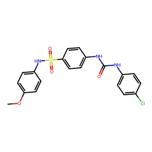1-(4-Chlorophenyl)-3-[4-[(4-methoxyphenyl)sulfamoyl]phenyl]urea structure