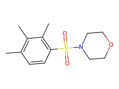 4-(2,3,4-Trimethylphenyl)sulfonylmorpholine structure