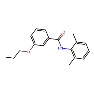 N-(2,6-dimethylphenyl)-3-propoxybenzamide structure