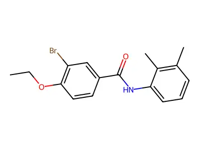3-bromo-N-(2,3-dimethylphenyl)-4-ethoxybenzamide structure