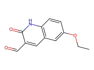 6-Ethoxy-2-hydroxyquinoline-3-carbaldehyde structure