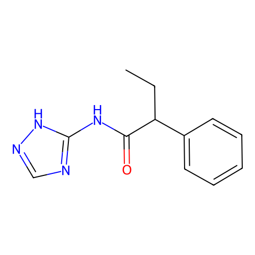 2-phenyl-N-(4H-1,2,4-triazol-3-yl)butanamide structure