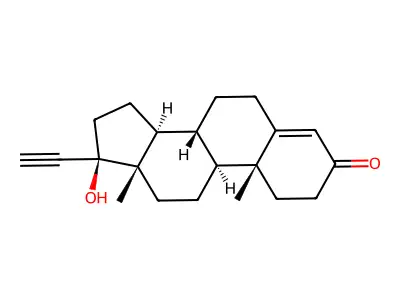 妊娠烯炔醇酮 structure