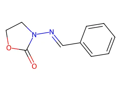 3-(Benzylideneamino)oxazolidin-2-one structure