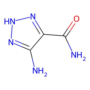 N-(5-Amino-2H-1,2,3-triazol-4-yl)formamide structure