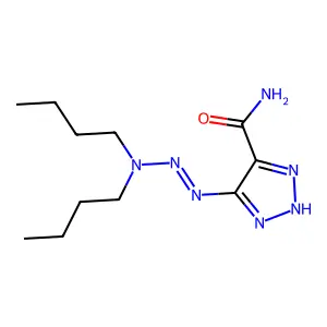 5-[(dibutylamino)diazenyl]-2H-triazole-4-carboxamide structure