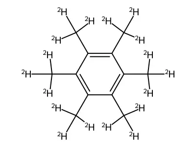 Hexamethylbenzene, deuterated structure