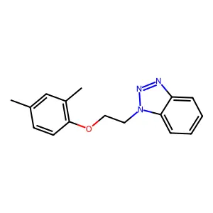 1-[2-(2,4-Dimethylphenoxy)ethyl]benzotriazole structure