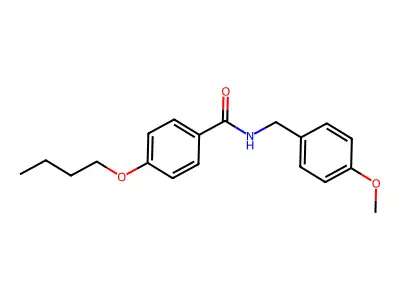 4-butoxy-N-(4-methoxybenzyl)benzamide structure
