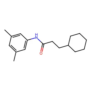 3-己基-N-(3,5-二甲基苯基)丙酰胺 structure