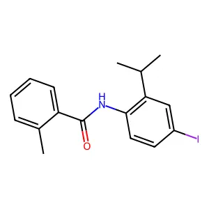 N-(4-Iodo-2-isopropylphenyl)-2-methylbenzamide structure