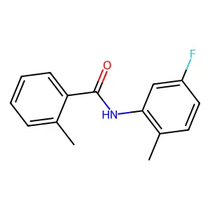 N-(5-fluoro-2-methylphenyl)-2-methylbenzamide structure