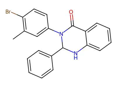 3-(4-Bromo-3-methylphenyl)-2-phenyl-1,2-dihydroquinazolin-4-one structure