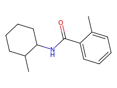 2-methyl-N-(2-methylcyclohexyl)benzamide structure