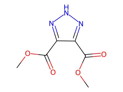4,5-dimethyl 1H-1,2,3-triazole-4,5-dicarboxylate structure