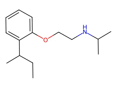 N-{2-[2-(Sec-butyl)phenoxy]ethyl}-2-propanamine structure