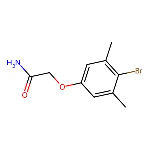 2-(4-溴-3,5-二甲基苯氧基)乙酰胺 structure