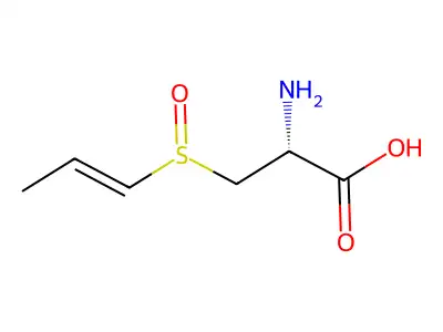 L-Alanine, 3-(1-propenylsulfinyl)- structure