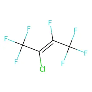 2-Chloroheptafluoro-2-butene structure