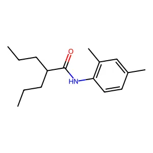 2',4'-Valeroxylidide, 2-propyl- structure
