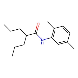 2',5'-Valeroxylidide, 2-propyl- structure